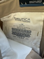 Nautical – Boys Khaki School Uniform Shorts – Size 18 Regular