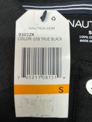 NEWT Boy’s Nautica OTB True Black Small Three Button Polo Shirt 9301ZK