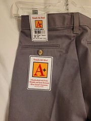 NWT A+ Easy Care Boys School Uniform Shorts Grey Waist 25 Adjustable Waistband