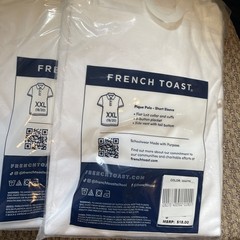 Lot of Four French Toast Boy’s Polo Uniform 2X (18/20)