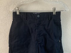 Dennis Uniform Boys Blue Flat Front Shorts 040720 Size 16 Slim (List $32)