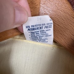 Vintage Boy Scouts Of America Uniform Shirt Boys 14 Yellow Patches USA 70s