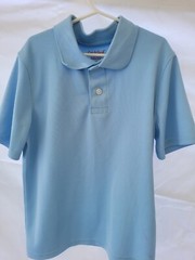 Lot of 2 Boys Large (10) Cat & Jack Polo polos shirts uniform uniforms school