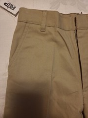 NWT Royal Park School Uniform Pants – Size 6 (23×19) Khaki Adjustable Waist