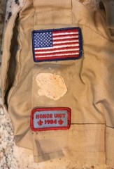 OFFICIAL BOY SCOUTS OF AMERICA TAN UNIFORM SHIRT – Youth Boys Medium