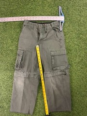 Boy Scouts of America Convertiable Uniform Pants Youth 6 Gray Cotton Outdoor