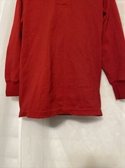 Jerzees Uniform Red Long Sleeve Top/Shirt Size Small Collared Boys Or Girls