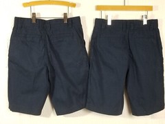 Wonder Nation Boys Built-In Flex Straight Uniform Shorts Blue Size 12 Lot of 2