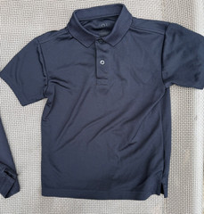 LOT of 6 Boys uniform IZOD,OLD NAVY,GEORGE PERFORMANCE Fabric Polo Shirts 6-7