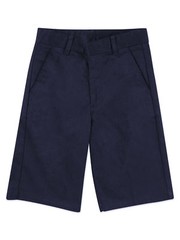 Boys School Uniforms Slim-Fit Flat Front Shorts Blue Size 10 Slim –A9–