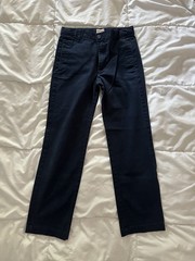 Cat & Jack Navy School Uniform Pants Size 12 lot of two