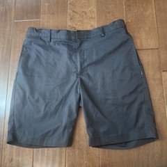 Dennis Uniform Boys Husky 16 Black School Uniform Shorts Flat Front