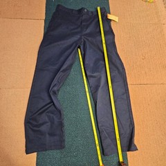 French Toast Boy’s Relaxed Pants Size 16 Husky Navy Blue New Chino uniform V7b