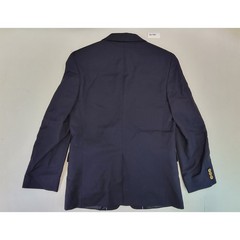 Lord Taylor Boys Navy Wool Blend Blazer Gold Buttons School Uniform Size 16R