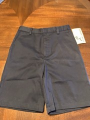 French Toast• navy blue school Shorts • Size: 12 Waist 26.5 • Brand New