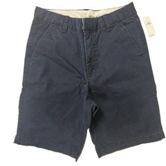 Gap Kids School Uniform Shorts Navy Blue Size 18 NWT Flat Front Chino