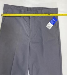 George Boys Cotton Blend Granite Gray Straight Fit School Uniform Pants 14
