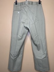 Boy’s Waist 28 School Uniform Pants Chino Straight Leg Beige Flat Front Mid Rise