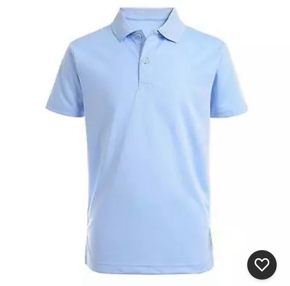 Nautica Boys XL 18-20 Blue School Uniform Polo Performance NWT