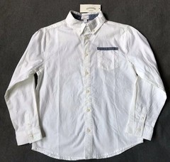 GYMBOREE NWT White Oxford Dress Shirt size L 10-12 years Back to School Uniform