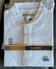 Universal School Uniform ~ 7 White Shirts ~ Sizes 16 & 18 ~ Short & Long Sleeve