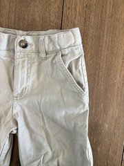Old Navy French Toast Boys Uniform Bermuda Shorts Size 7 Beige 2 Piece Set