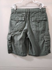 Boy Scout Shorts Boys 12 GRN Uniform Canvas Cargo Outdoor Uitility Adjust Waist