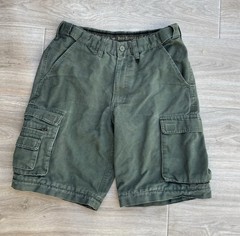 Boy Scouts Of America Green Cargo Shorts Uniform Youth 14
