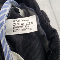 Chaps Boys Approved Schoolwear Boys 10 Regular Black Pants Adjustable Waist NWT