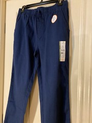 Wonder Nation Boys XL 14-16 Stretch School Uniform Pants Navy Blue Brand New