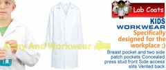 Kids Lab Warehouse Coat Laboratory School Workwear Overall Doctors Food Students