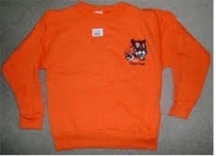 TIGER CUB SCOUT BOY GIRL OFFICIAL YOUTH SWEAT SHIRT SIZE LARGE 14-16 MADE IN USA