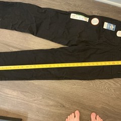 Wonder Nation Boys’ School Uniform Stretch Chino Pants, Size 10 Husky Adjustable