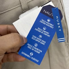 Nautica Uniform Khakis Formal Pants Boys Youth Size 16 Husky Basic New