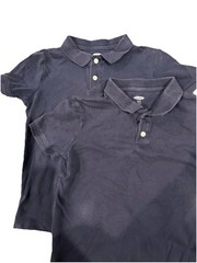 Old Navy Boys School Uniform Polo; Blue; Lot Of 2; Size (S) 6
