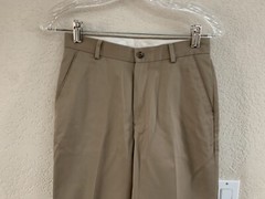 Class Club Flat Front Khaki Pants Size 12 NWOT