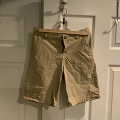 Cat and Jack Size 14 School Uniform Boys Khaki Shorts. K