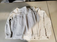 Lot Of 3 Boys George White School Uniform Long Sleeve Shirts Size 8