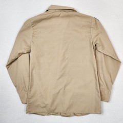 Vintage Boy Scouts of America Shirt Youth Large Tan Long Sleeve Uniform USA 90s