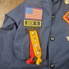 BOY SCOUTS OF AMERICA Shirt Youth Medium Patches