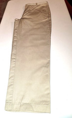 Lands’ End Boys’ Adjustable Waist Relaxed Fit Twill Pant 18 Fit like 30/27