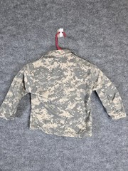 Propper Shirt Boys 6 Gray Digital Camo Military BDU Jacket Top Long Sleeve