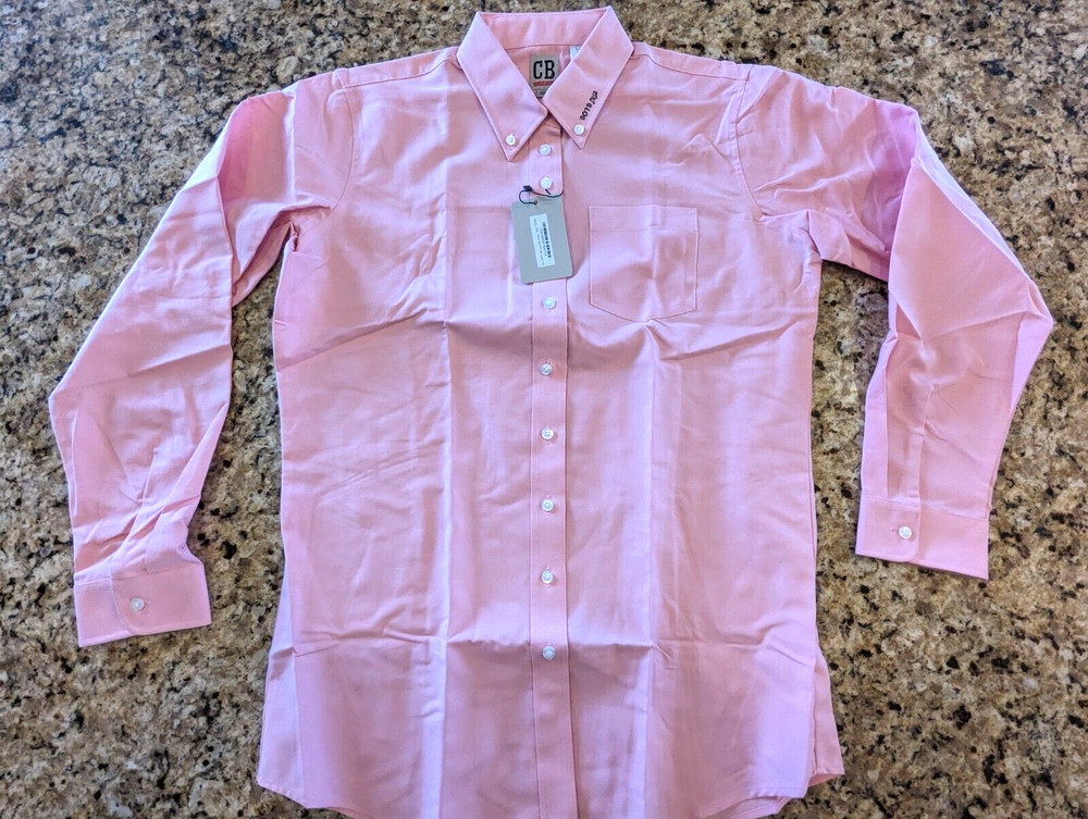 Classberry Kids Uniform long sleeve button up shirt Pink size 22