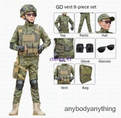 Children’s Spring Autumn Camouflage Suit Special Forces Tactic Training Uniform