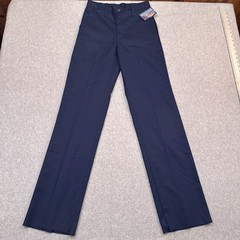 NEW Vintage 90s BSA Cub Scout Uniform Pants Boys 14 Blue Made in USA Unhemmed
