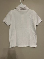 NEW Oshkosh Boys Size 8 School Uniform Polo Style Shirt Short Sleeve White