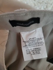 Claiborne Boy Approved Schoolwear Khaki Pants Size 16 Pleated New Garment Guard