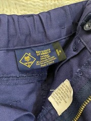 Boy Scouts Of America Shorts Youth 10 Cargo Switchback Uniform Pockets Blue Cub