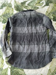 NEW NWT YOUTH Flannel SHIRT First Wave Long SLEEVE Boys