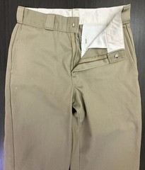 Dickies Boys Pants School Uniform Khaki Plain Front Size 29